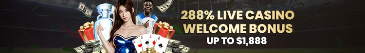 288% Live Casino Welcome Bonus