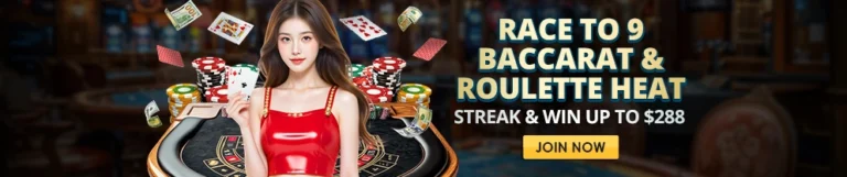 Race to 9 Baccarat and Roulette