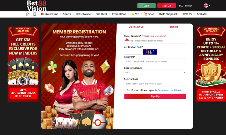 Sign-up form