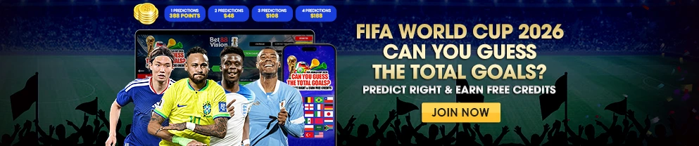 Can You Guess The Total Goals On FIFA World Cup 2026 at BetVision88?