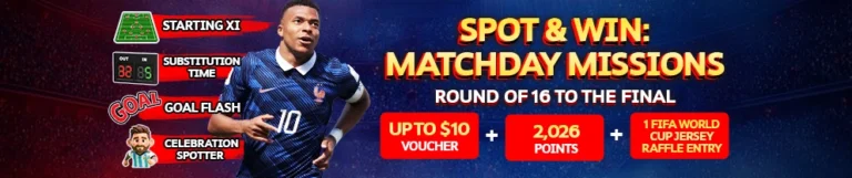 Spot & Win: Matchday Mission at BetVision88!