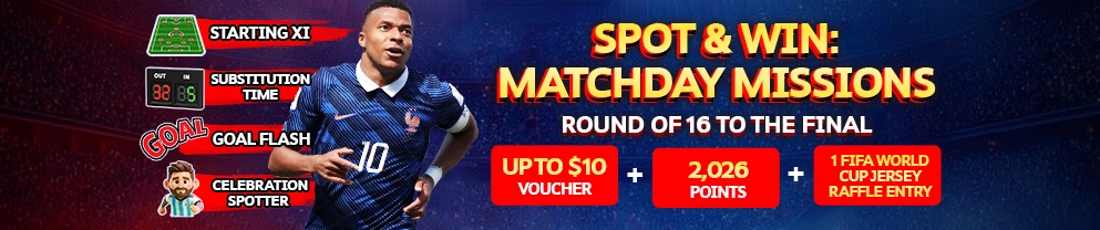Spot & Win: Matchday Mission at BetVision88!