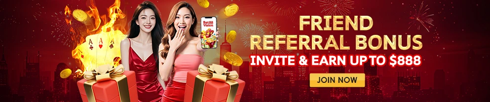 Friend Referral Bonus On BetVision88